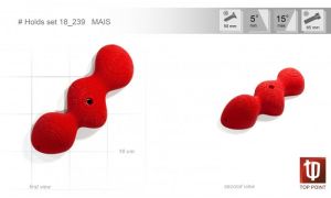 Прочный зацеп для скалолазания Top Point Mais #239