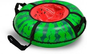 Яркие надувные санки ватрушка Арбуз ТяниТолкай -