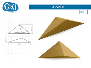 Формовой рельеф для скалолазания Crio Holds Assim 01