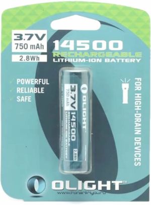 Аккумулятор высокотоковый Olight 14500 3,7 B 750 mAh