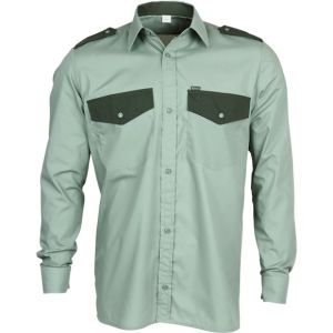 Хлопковая рубашка Охранник длинный рукав Сплав