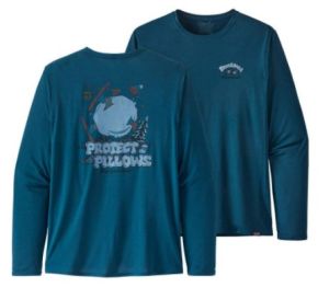 Лонгслив с принтом Patagonia Long-Sleeved Capilene Cool Daily Graphic