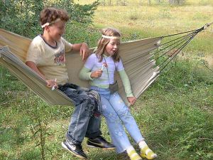 Гамак Компакт с мешочком и кольцами Терра 