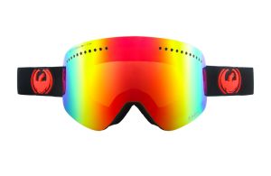 Горнолыжная маска оправа линзы Dragon Alliance NFX ( Jet, Red Ionized + Yellow Blue Ionized)