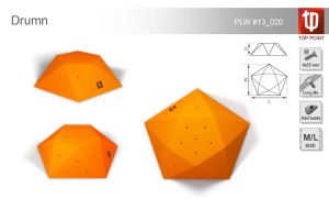 Качественный накладной рельеф Top Point Drumn