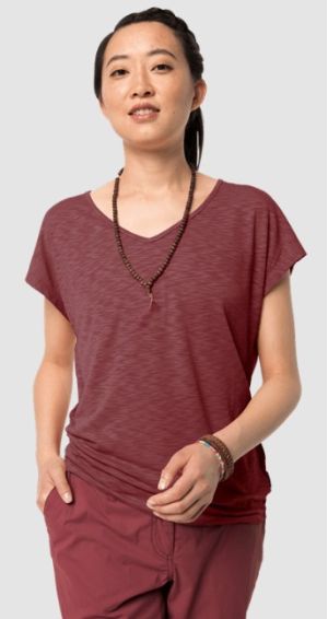 Легкая футболка для женщин Jack Wolfskin Travel T W