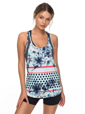 Яркая летняя майка Roxy