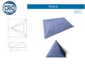 Надежный рельеф для скалолазания Crio Holds Peack