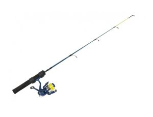 Удочка с катушкой и леской для зимней рыбалки Rapala Sufix SquallIce Combo 28"
