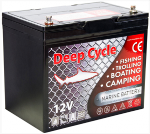 Герметичный гелевый аккумулятор для лодочного электромотора Marine Deep Cycle GEL