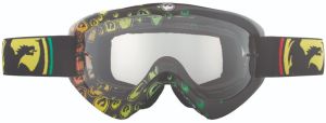 Спортивная маска оправа линза Dragon Alliance MDX-L ( Rasta Icon, Clear Aft)