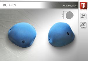 Качественный рельеф для скалолазания Top Point Bulb 02