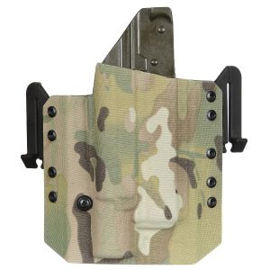 Удобная кобура 5.45 Design из Kydex под Glock с фонарём (быстросъемная с механизмом фиксации)