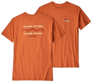 Легкая мужская футболка Patagonia The Less You Need Organic T-Shirt