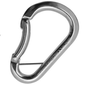 Надежный карабин с фиксатором гнутой защелкой Kong c Paddle W/Bar Polish