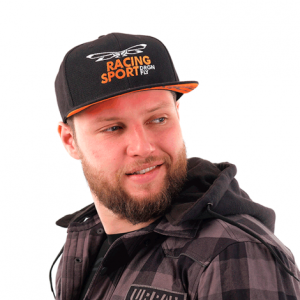 Надежная бейсболка Dragonfly Modern Racing Sport (Прямой козырек)