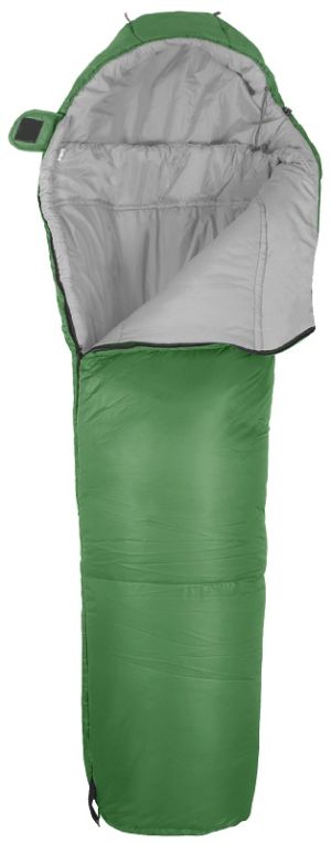 Синтетический спальник-кокон с левой молнией Снаряжение Аляска (комфорт -9)