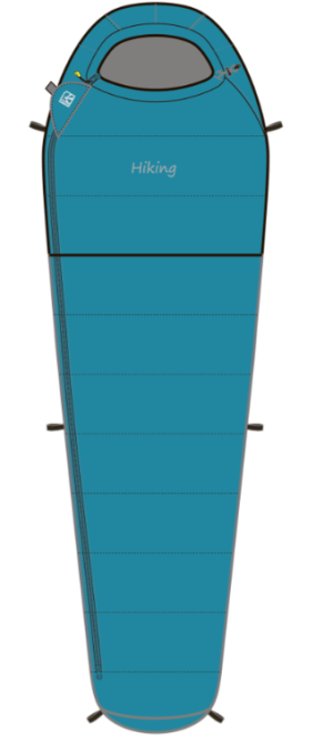 Спальный мешок правый Bask Hiking V2 M (комфорт -1С)