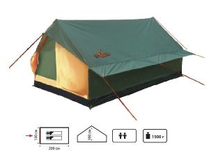 Палатка туристическая Totem Bluebird 2