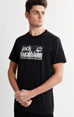 Летняя футболка для мужчин Jack Wolfskin Logo T M