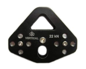 Блок ролик дюралевый с подшипником Вертикаль Тандем