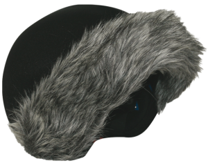 Нашлемник стильный Coolcasc E002 Grey Fur