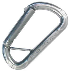 Альпинистский карабин из нержавеющей тали без муфты прямой защелкой и фиксатором Kong c c Indoor BAR 24KN