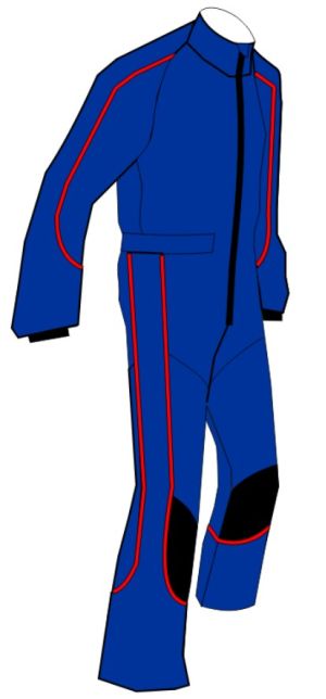 Комбинезон для парашютистов Стандарт гибкий кант IrisSky 