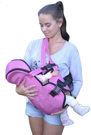 Удобный рюкзак кенгуру Лежим и сидим Мирти -