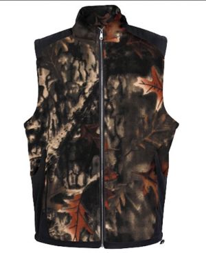 Флисовый мужской жилет Norfin River Camo