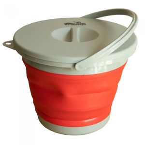 Ведро складное силиконовое с крышкой туристическое Tramp TRC-127 5