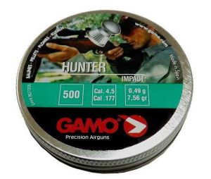 Патроны пневматика упаковка шт мм Gamo 500 . Hunter 4.5