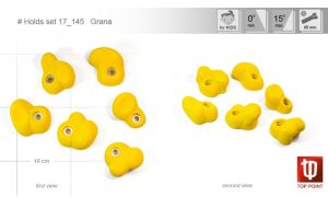 Универсальный набор зацепов для скалолазания Top Point Grana #145