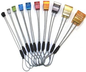 Комплект закладок из алюминиевого сплава Alpzzone Alu Free Set Nut