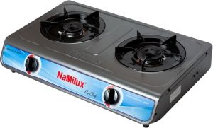 Двухконфорочная туристическая газовая плита NaMilux NA-601AFM