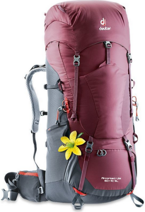 Рюкзак женский для горного туризма Deuter Aircontact Lite 60+10 SL
