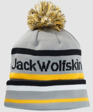 Яркая детская шапка Jack Wolfskin Pride Pompom Cap Kids
