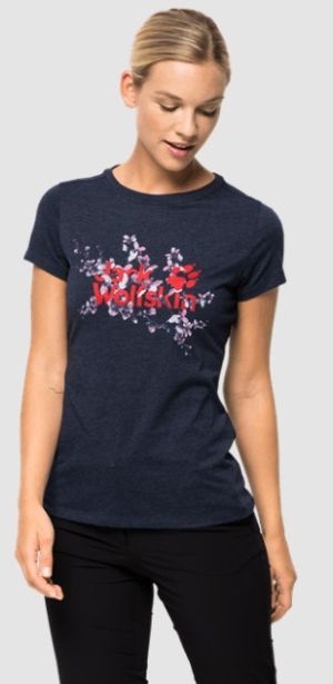 Хлопковая футболка Jack Wolfskin Logo T W