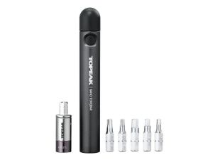 Удобный динамометрический инструмент с набором бит Topeak Nano TorqBar 4, 4Nm, w/5 tool bits