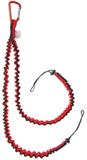 Прочная стропа двойная для крепления инструмента Венто (до 25 кг) с карабином Мини