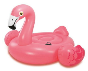 Прочный детский матрас Большой фламинго х х Intex 218 211 136