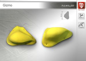Шероховатый рельеф для скалолазания Top Point Gizmo