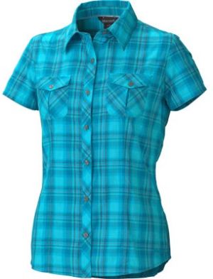 Лёгкая рубашка с коротким рукавом Marmot Wm's Audrey Plaid SS