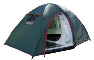 Кемпинговая двухкомнатная палатка полуавтомат Talberg - Gamma 4