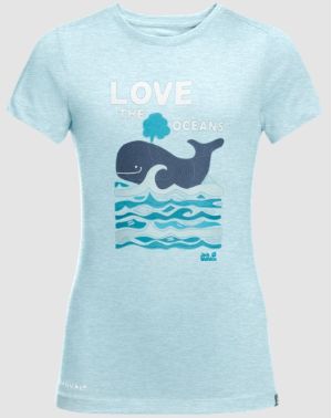 Быстросохнущая футболка Jack Wolfskin Ocean T Kids