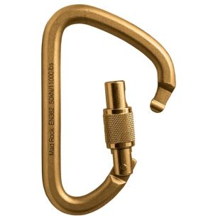 Карабин образный с муфтой Mad Rock D- XL Steel Screw Gate