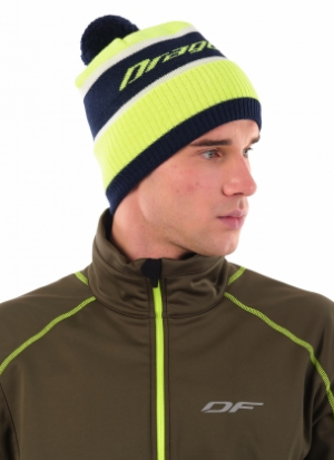 Мембранная вязаная шапка с помпоном Dragonfly 2021