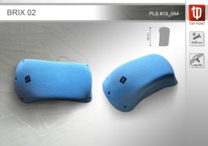 Яркий рельеф для скалолазания Top Point Brix 02