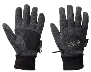 Износостойкие перчатки Jack Wolfskin Knitted Stormlock