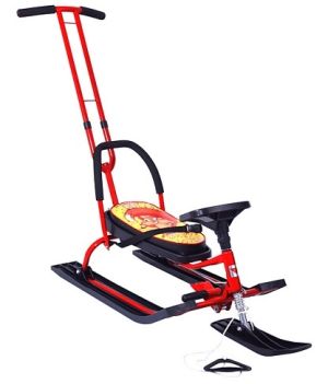 Снегокат с толкателем Барс Control